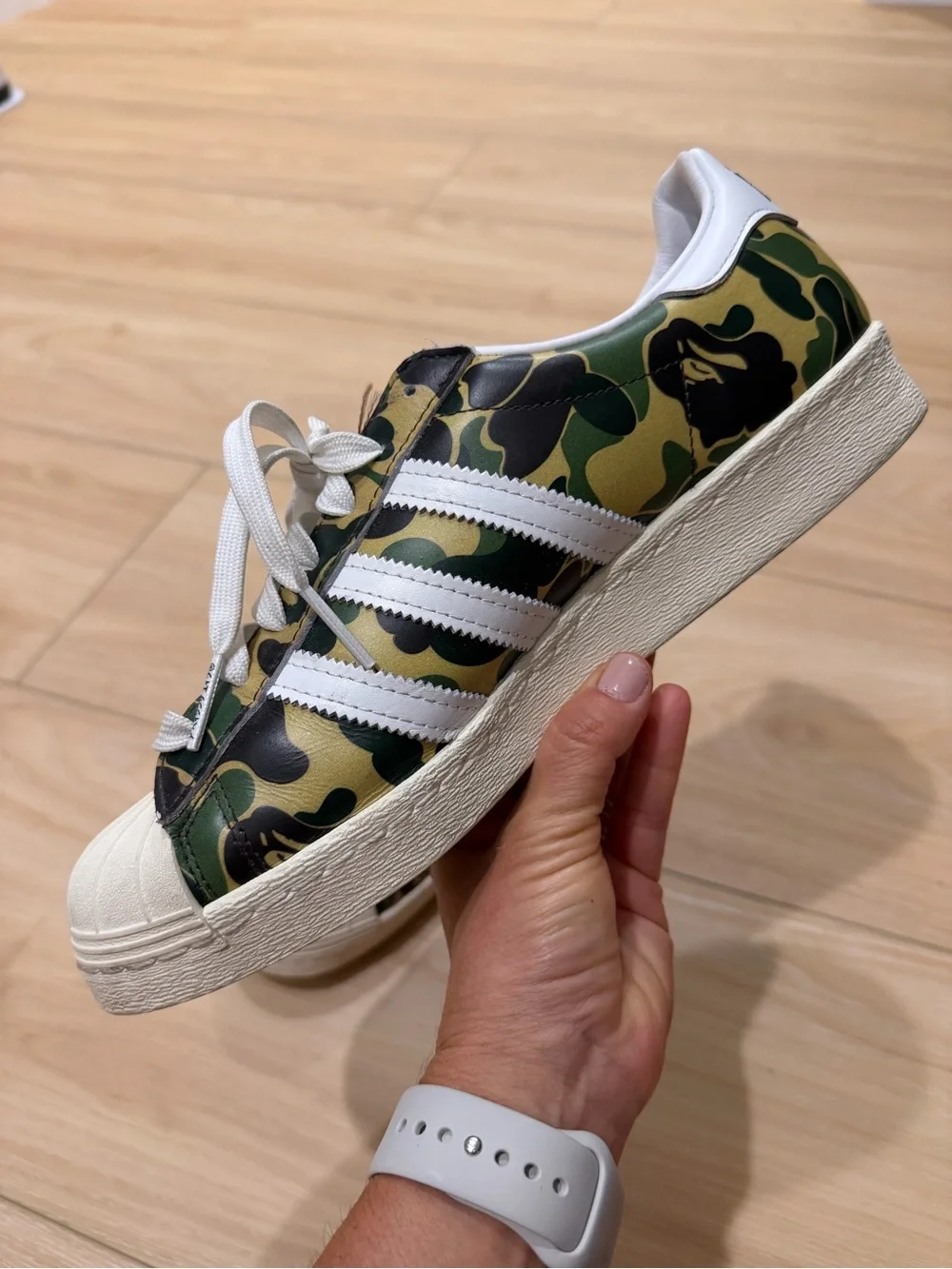 Adidas Superstar BAPE camo sneakers - Picture 8 of 14
